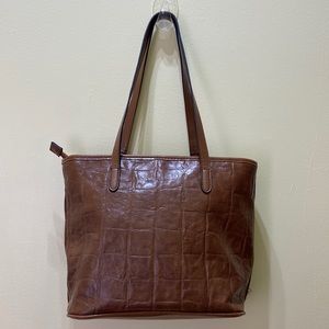 Bueno shoulder/handbag brown textured design
